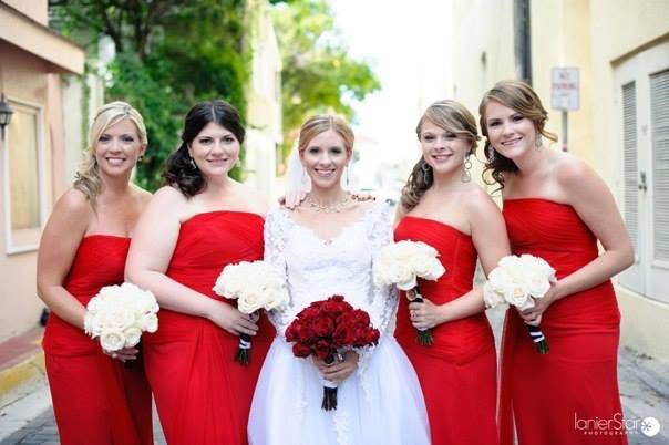Bridal party hair & makeup