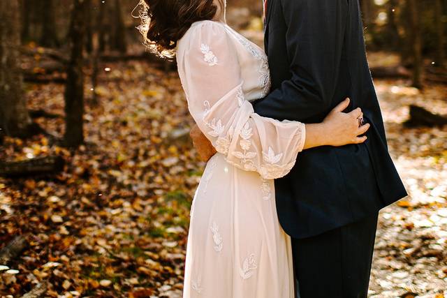 Boho mountain bride