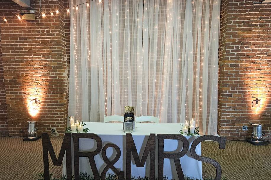 Sweetheart Table