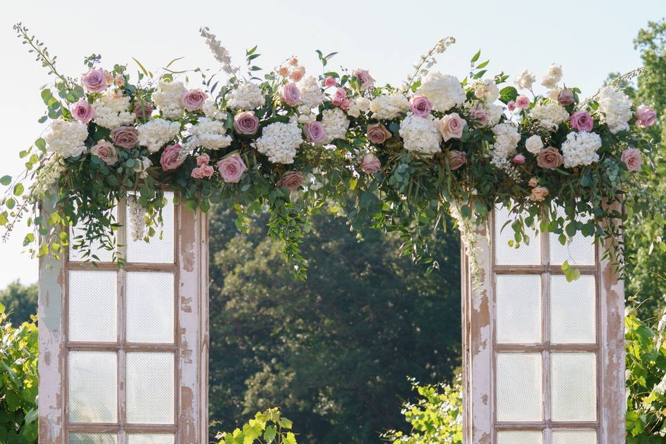 Ceremony backdrop