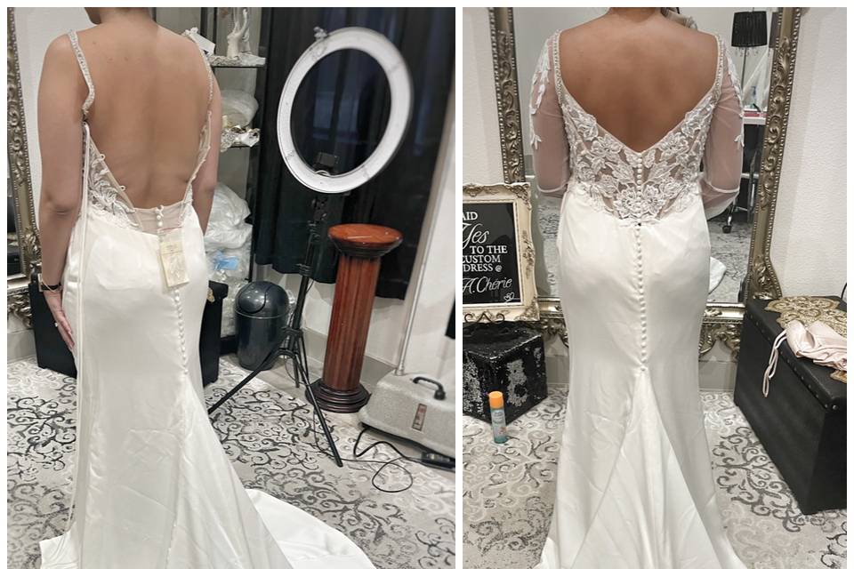 Wedding dress alterations