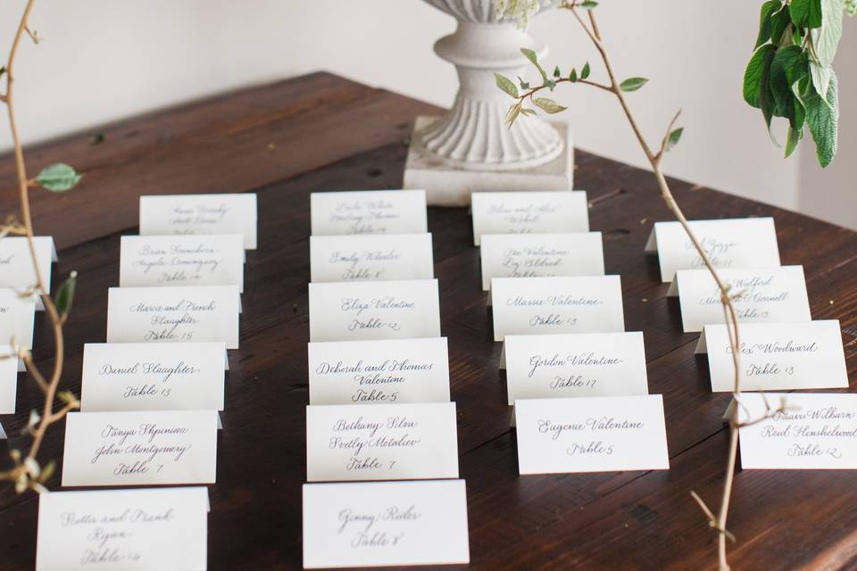 Table cards