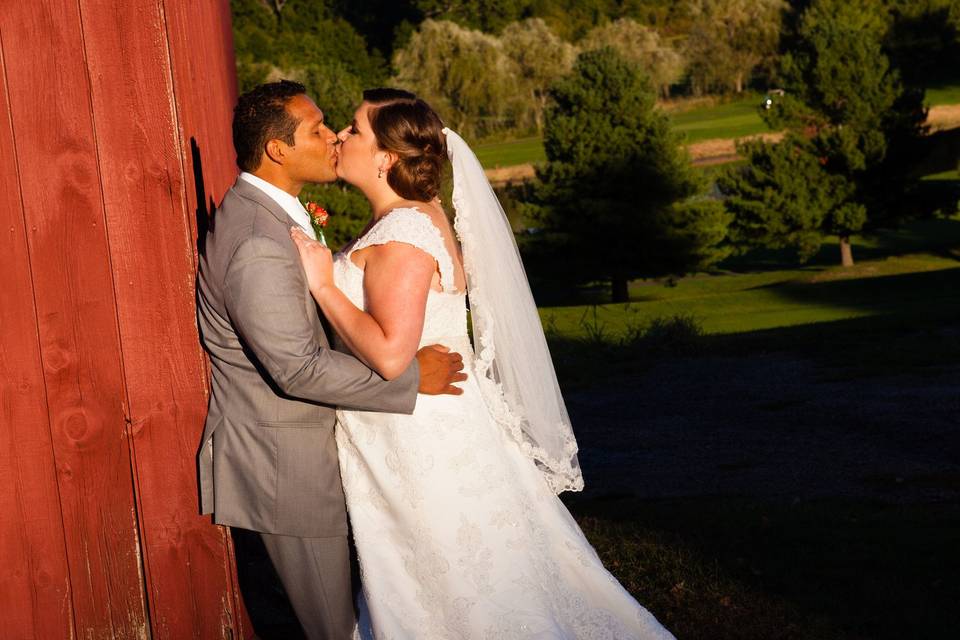 Couple kissing