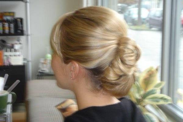 wedding updo by susan