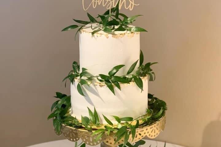 Leafy cake