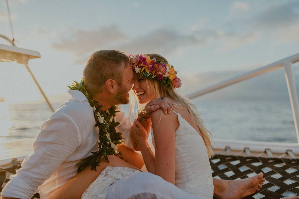 Maui Sunset Cruise Elopement