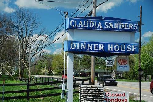 Claudia Sanders Dinner House signage