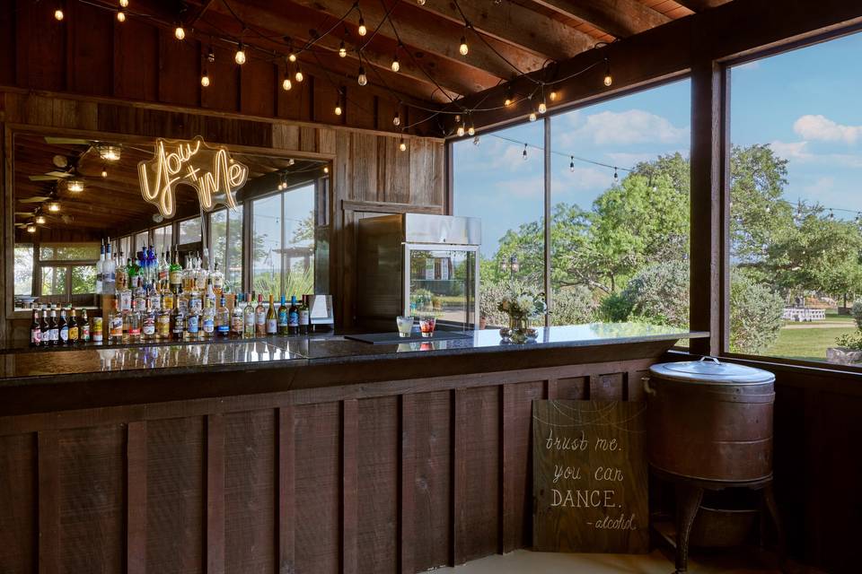 Bar area