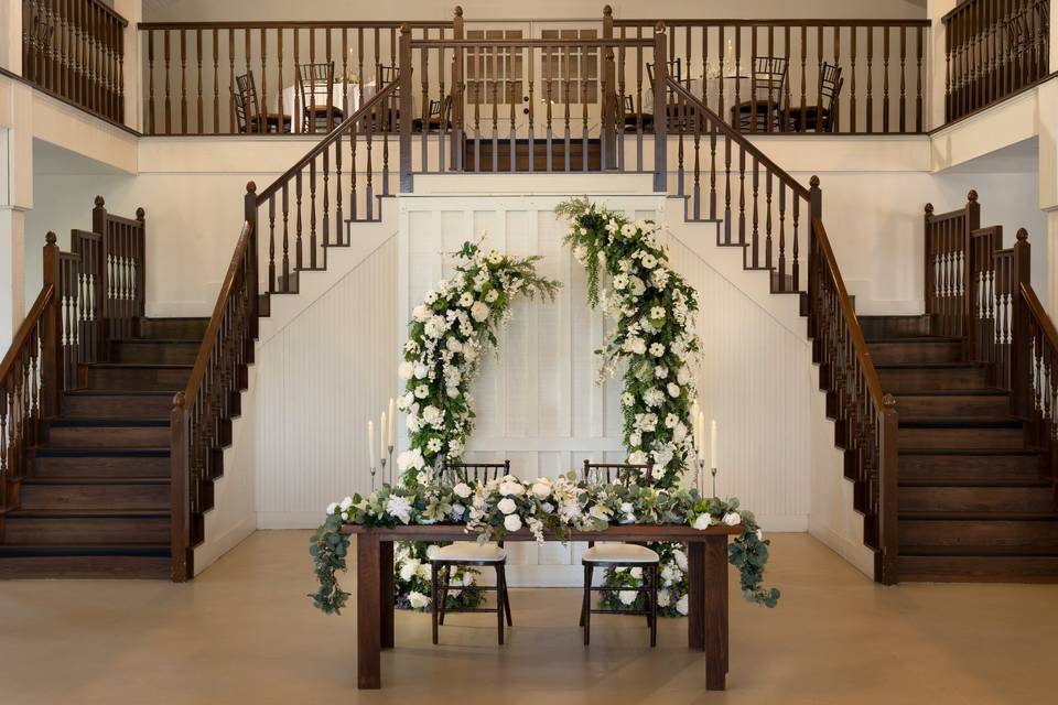 Sweetheart table