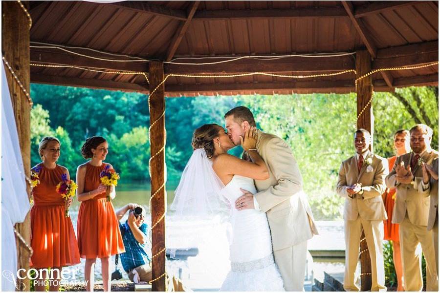 Wedding kiss