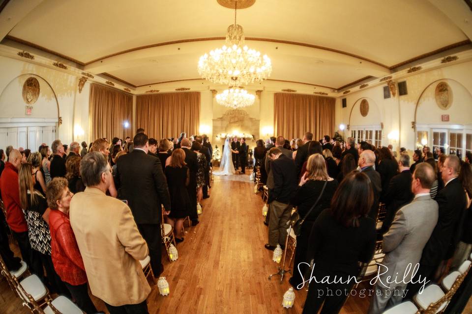 Couple at the altar