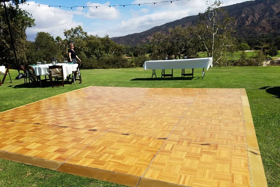 Oak Wood Dance Floor