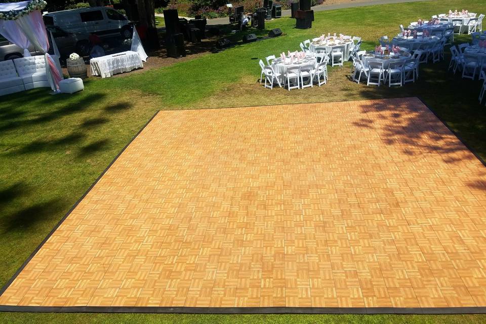 Oak Wood Dance Floor