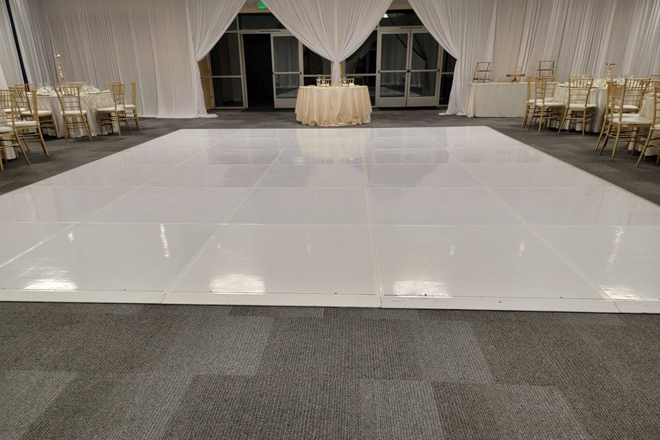 White Dance Floor