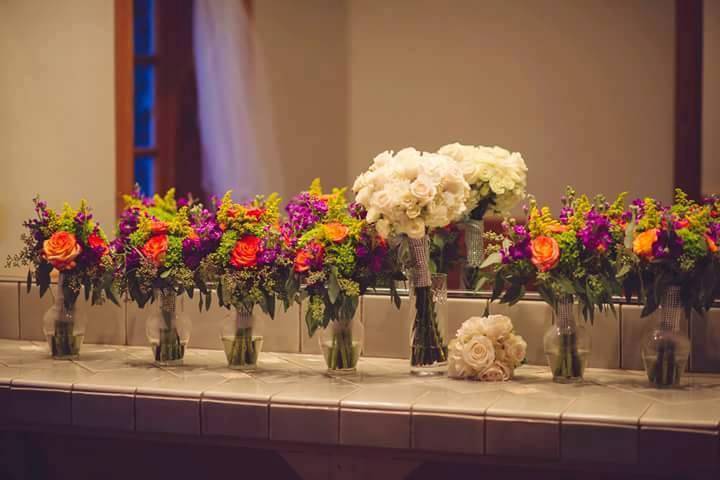 Colorful Wedding Flowers