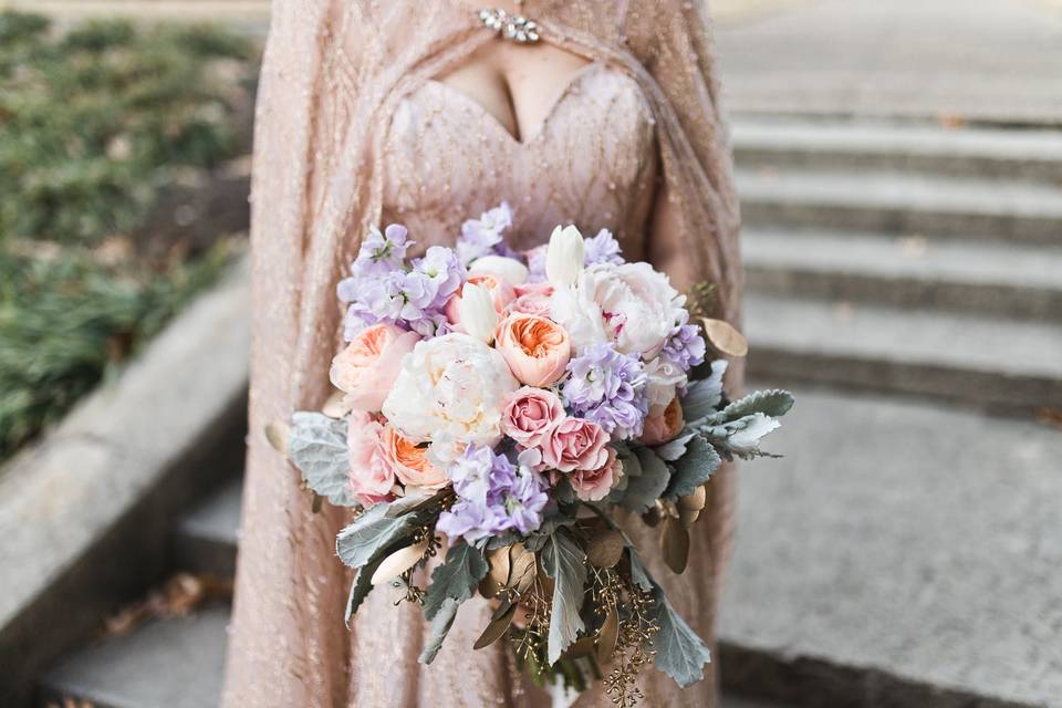 Pastel Bridal Bouquet