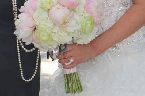 Hydrangea and Peony Bouquet
