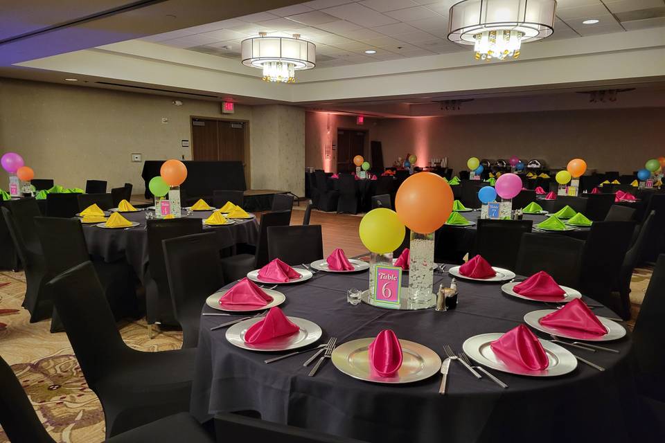 Neon theme Bat Mitzvah