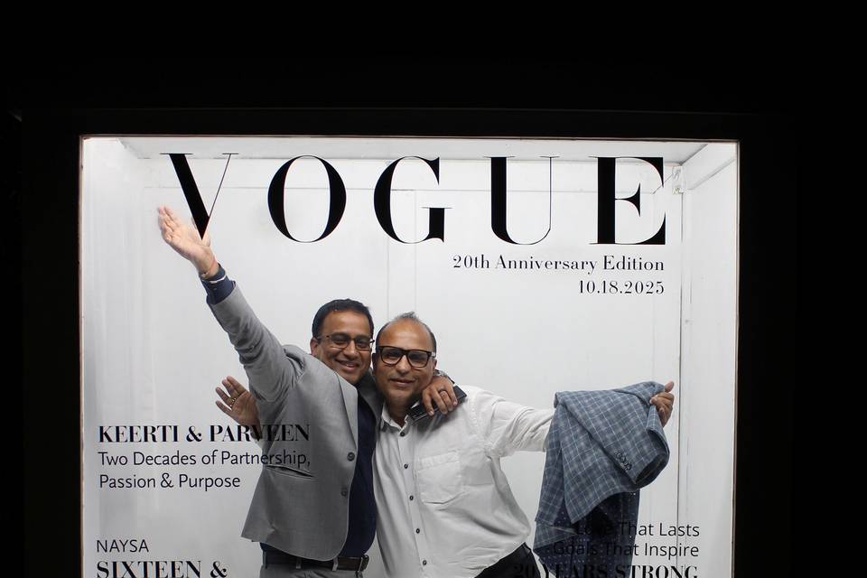 Vogue Magazine Booth 1