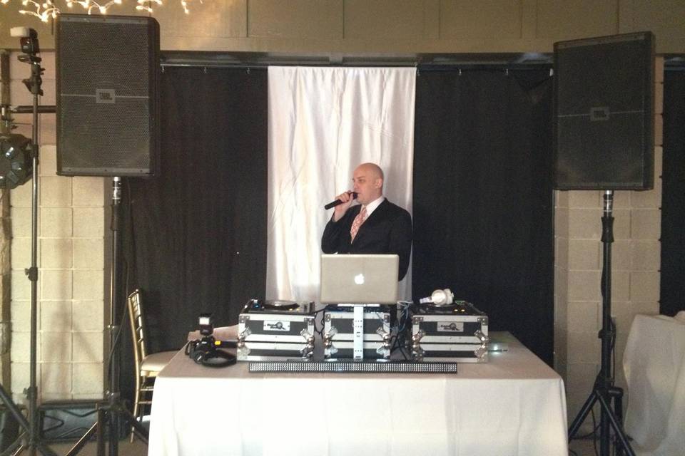 DJ setup