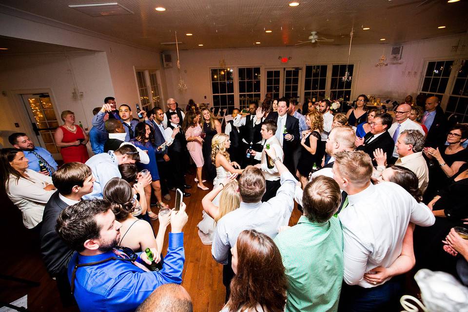 Dancing with the newlyweds