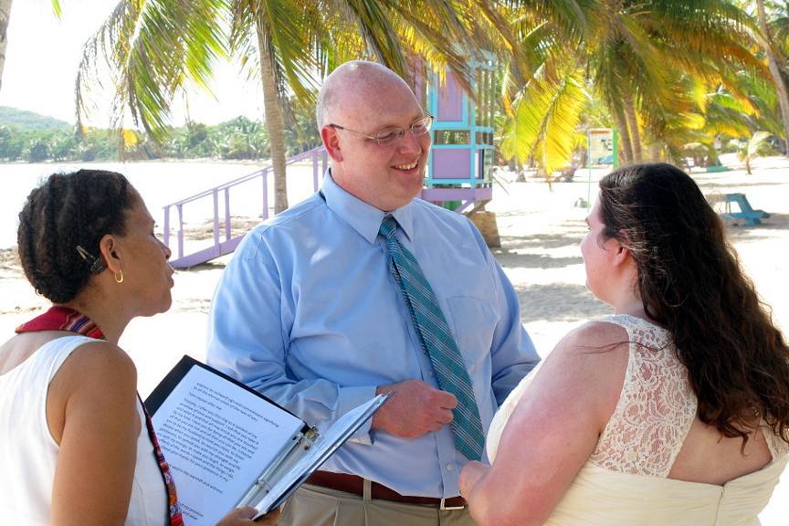 Exchanging vows