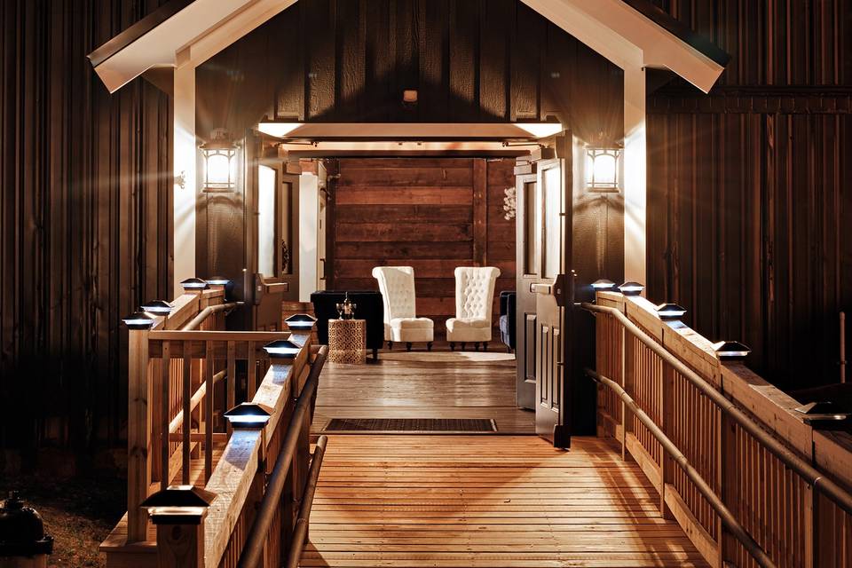 Barrel room entrance