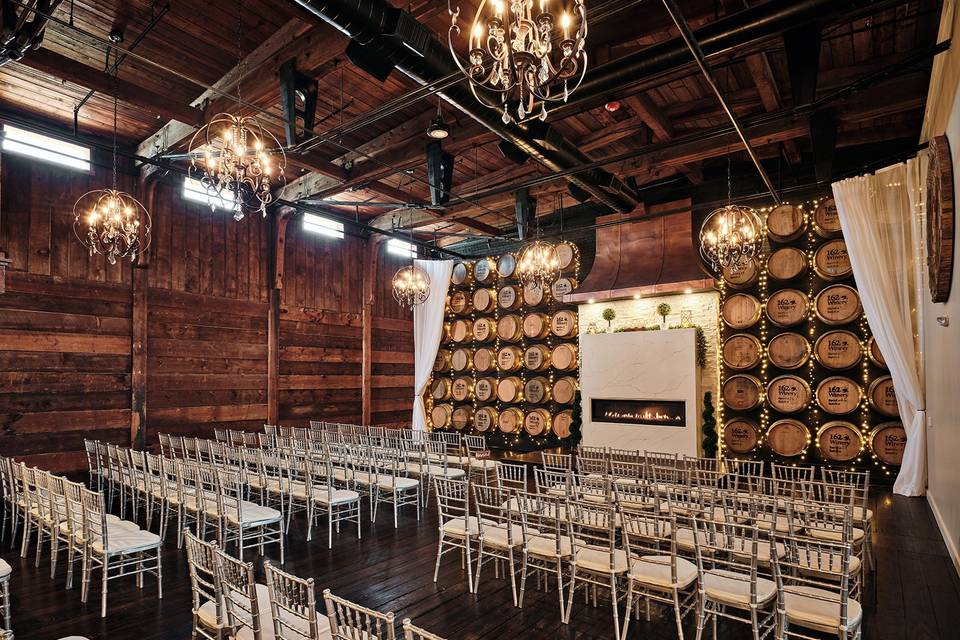 Barrel room reception