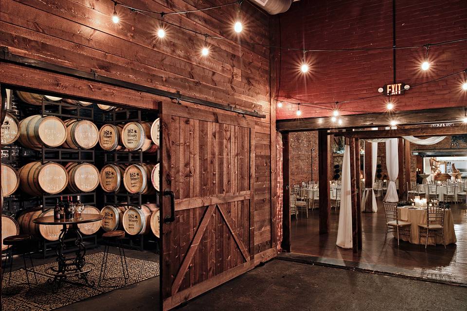 Winery aging room