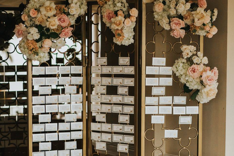 Escort card display