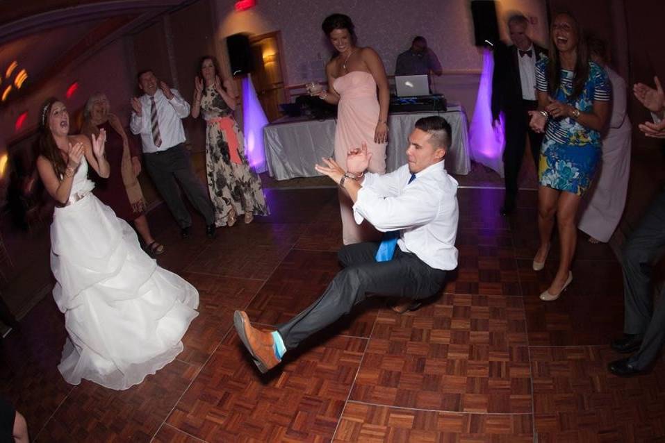 First dance as newlyweds