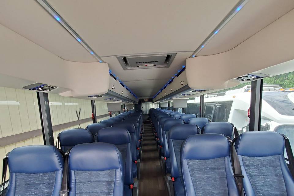 Motor coach inside