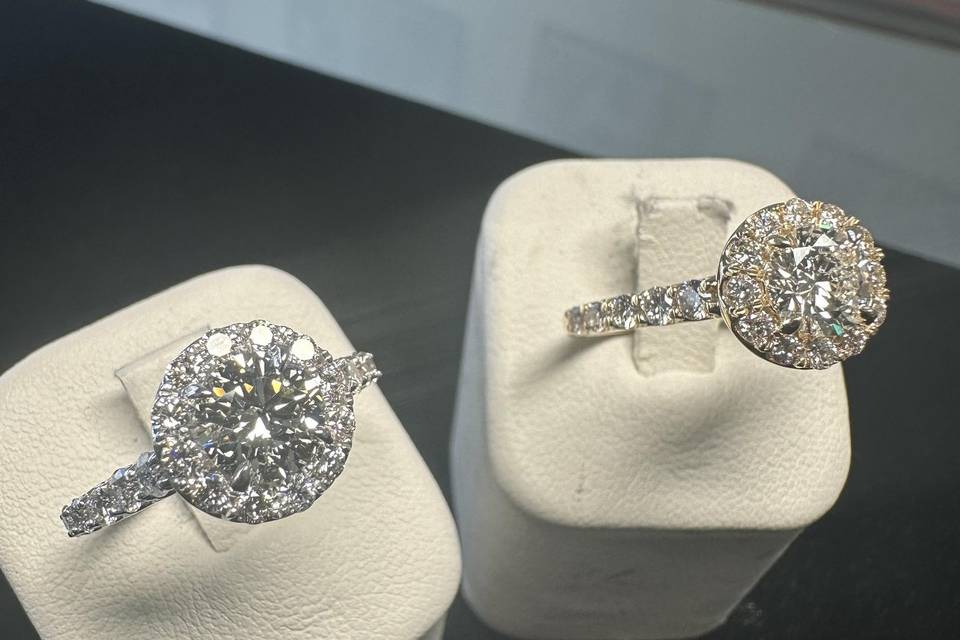 10k White Gold Yellow Gold