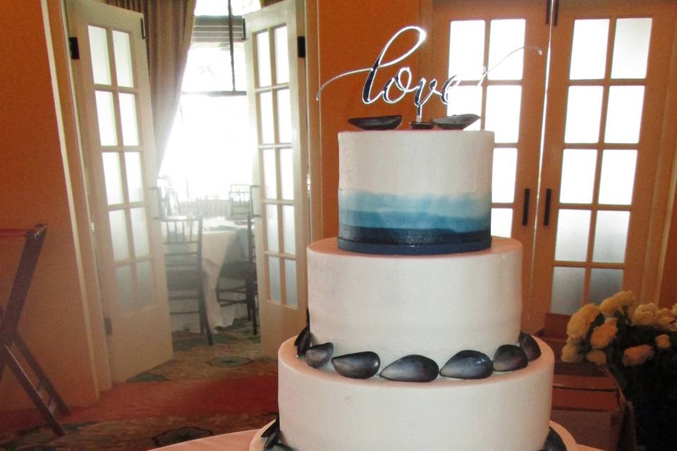 Blue Ombre cake