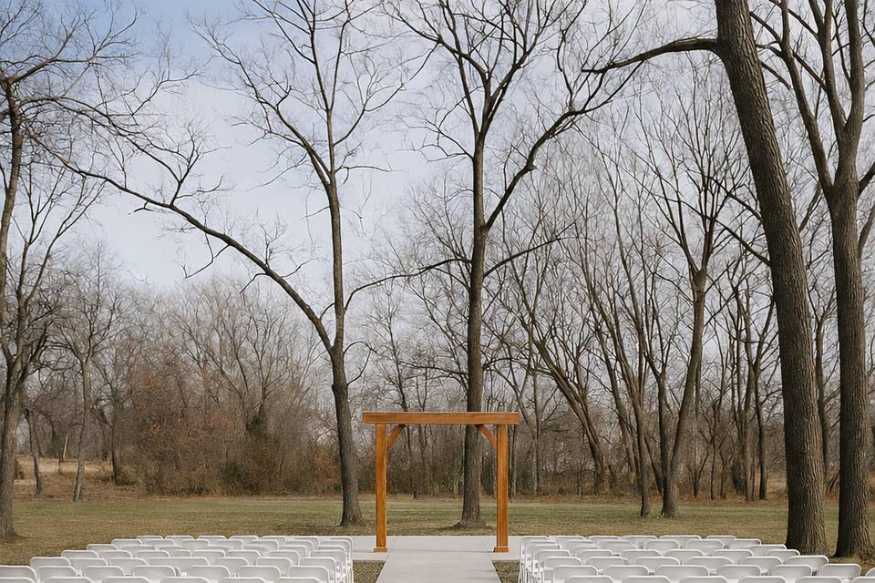 Outdoor ceremony
