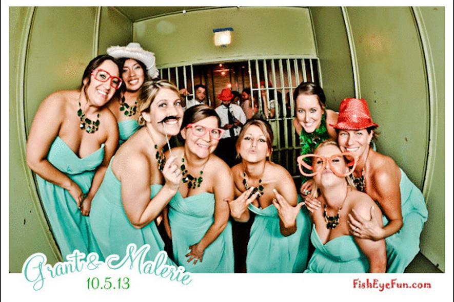 Bridal party in jail cell