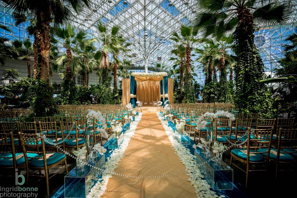 Wedding at Crystal Gardens