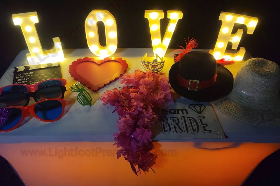 Wedding Photo Booth Props