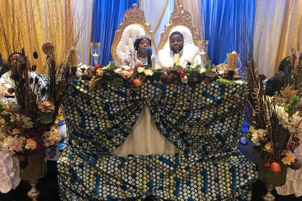 Mr&Mrs James reception