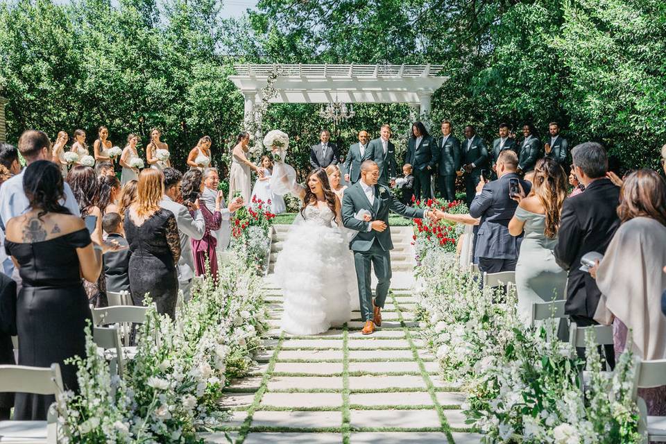 Formal Garden Ceremony