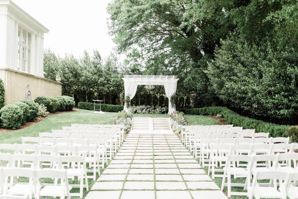 Formal Garden Ceremony