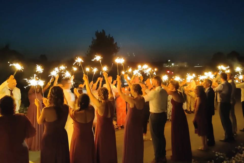 Sparkler Send Off