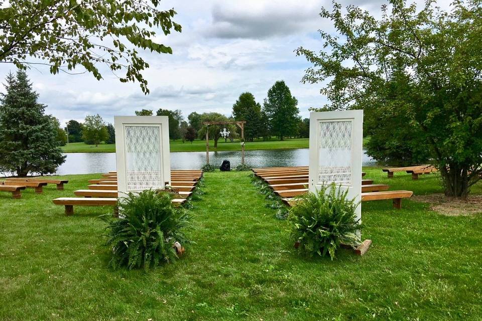 Outdoor ceremony