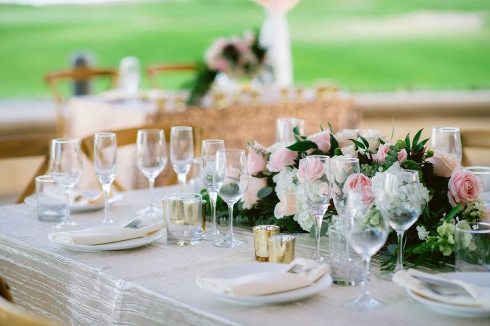 Wedding Table Setup