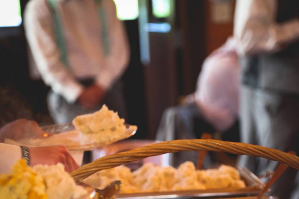 Buffet area