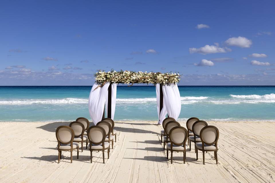 Ceremony beach