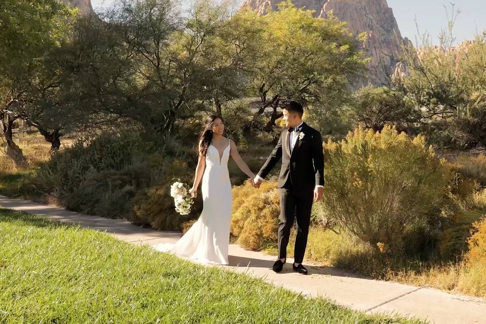Spring Mountain Ranch Wedding