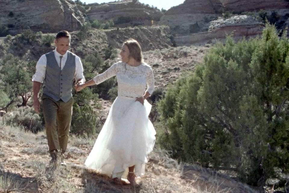 16mm Film Wedding Escalante