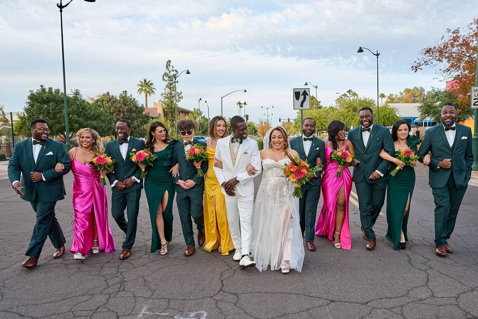Amazing wedding party!
