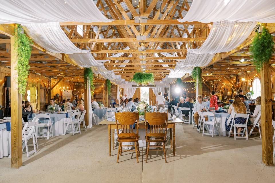 Reception indoors